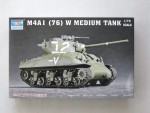 Thumbnail TRUMPETER MODELS 07222 M4A1 76 W MEDIUM TANK